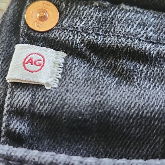 AG-ED Denim Adriano Goldschmied The Mari High Rise Straight Leg Jeans, 26R - Picture 4 of 10